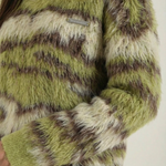 'Melanie' long knit sweater with exclusive design