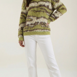 'Melanie' long knit sweater with exclusive design