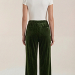 Nadine Wide Leg Velvet Trousers