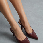 Nicole heels with a back strap