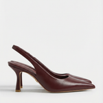 Nicole heels with a back strap