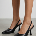 Nicole heels with a back strap