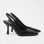 Nicole heels with a back strap
