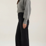 'Pauline' chunky knit sweater with a high neck