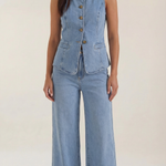 Rhonda Cotton and Denim Set