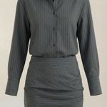 Sabrina Striped Skirt Set