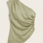 Selene One-Shoulder Sleeveless Top