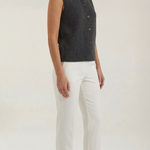 Sylvia button-up knit top