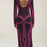 Xiomara Long Fitted Dress