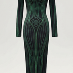Xiomara Long Fitted Dress