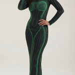 Xiomara Long Fitted Dress