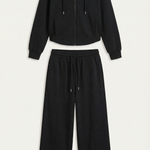 Yolanda Sweatshirt Set with Wide Leg Pants