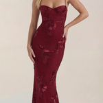 Chantal Floral Maxi Dress with Corset