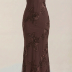 Chantal Floral Maxi Dress with Corset