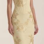 Chantal Floral Maxi Dress with Corset