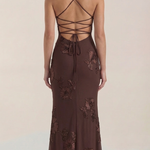 Chantal Floral Maxi Dress with Corset