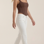 Eloise corset-style sleeveless top