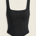 Eloise corset-style sleeveless top