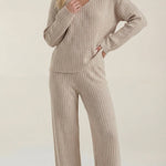Matilda Knit Set with Textured V-Neck