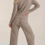 Matilda Knit Set with Textured V-Neck