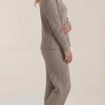 Matilda Knit Set with Textured V-Neck