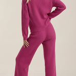 Matilda Knit Set with Textured V-Neck