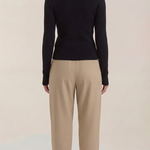 'Sara' knitted sweater with elegant collar