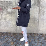 Aria | Women's Hooded Drawstring Midi Parka Coat