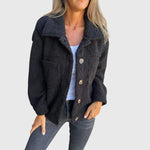 Madison | Women's Jacket Cozy Button-Front Sherpa Fleece Coat