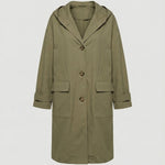 Olivia | Women's Long Waterproof Hooded Trench Coat
