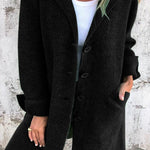 Harper | Women's Relaxed-Fit Long Button-Front Lapel Coat