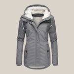 Harper | Women's Sherpa-Lined Hooded Quilted Jacket Fleece Winter Coat