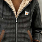 Penelope | Women's Sherpa-Lined Quilted Jacket Full-Zip Hooded Fleece